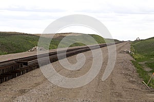 Buildind a railroad Track