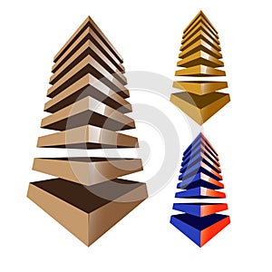 Building abstract logo