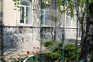 The building of the Agricultural College, an old pre-revolutionary restored building