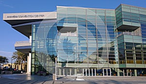 Building of the Anaheim Convention Center as seen from the west photo