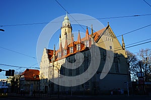 The building of ancient German architecture which houses the BEST-Sabel Gymnasium and Integrated Secondary School. 12555 Berlin