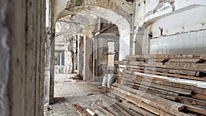 Building, Arch, abandonment, wood, old building. photo