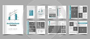 Building & Architecture portfolio template, Photography Portfolio, interior portfolio