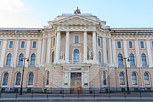 The building of the Art Academy in St.Petersburg.