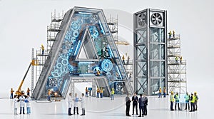 Building Artificial Intelligence: Future Tech Development depicting the construction of Artificial Intelligence