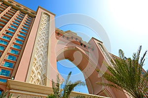 Building of Atlantis the Palm hotel