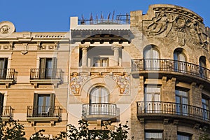 Building in Barcelona, Spain