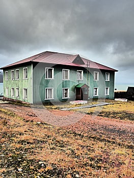 Building in Barentsburg photo