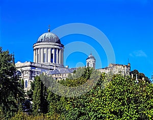 Building of the Basilica of Esztergom, Hungary