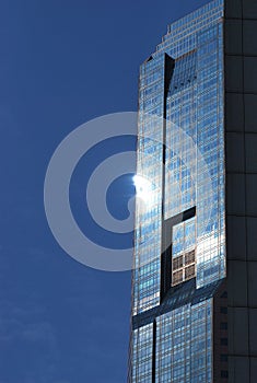 Building Bathed In Morning Light