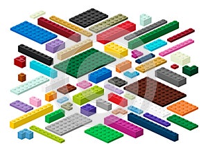 Building blocks and plates in vector