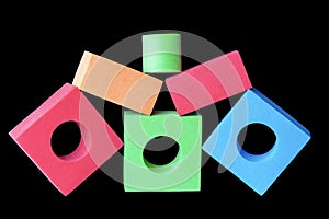 Building Blocks pyramid shape