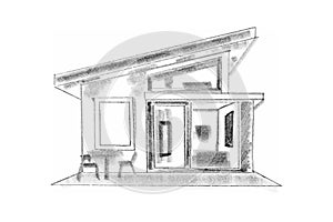 Building blueprint background with grid graph vector black plan