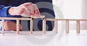 Building Bridge Gap With Block