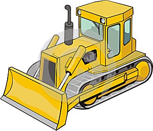 Building bulldozer