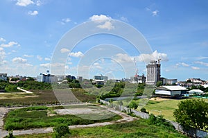 Building Business Construction Site at Bangkok Thailand