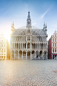 Building called the King House or the Maison du Roi or the Museum of the City of Brussels on the main square Grand Place