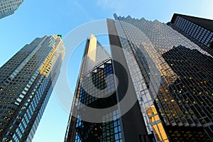 Building from Canada, photographed from a low angle Perspective