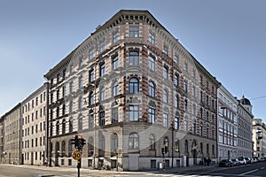 Building in central Stockholm Sweden
