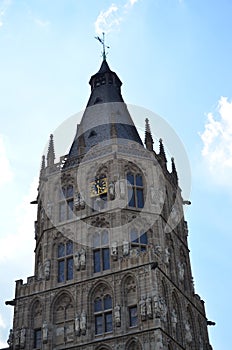 Building of Cologne City Hall Kolner Rathaus, Germany