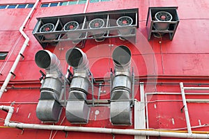 Building Commercial Heating Cooling System Exhaust