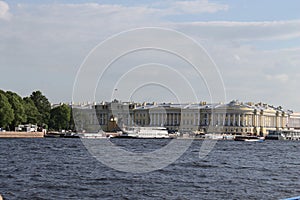 The building of the constitutional court of the Russian Federation in Saint-Petersburg