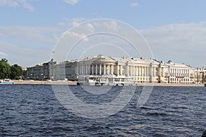 The building of the constitutional court of the Russian Federation in Saint-Petersburg