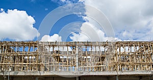 Building construct site and nice sky