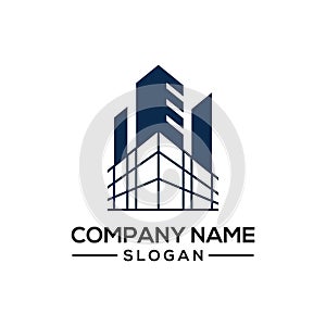 Building construction design to be used as a logo icon template for business constructors and more.