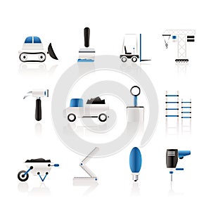 Building and Construction equipment icons