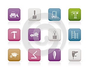 Building and Construction equipment icons