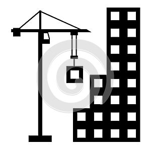 Building construction icon