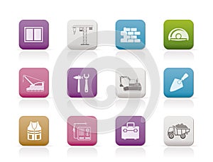 Building and construction icons 1