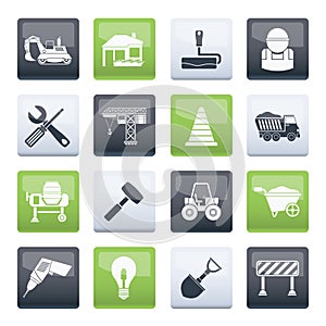 Building and construction icons