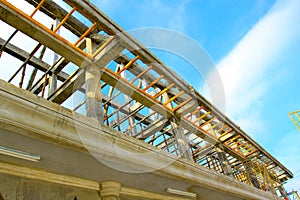 Building construction local temple