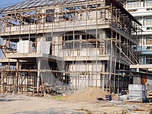 Building construction site