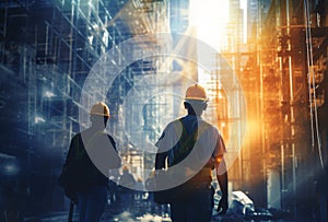 building construction site, industrial development, construction site engineering,