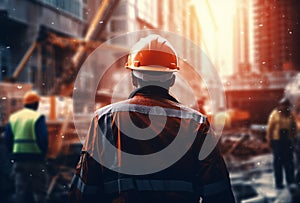 building construction site, industrial development, construction site engineering,