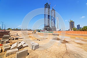 Building constuction in Abu Dhabi