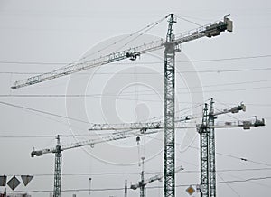 building cranes