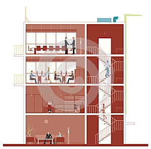 Building cross section