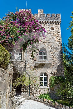 Building of Cultursintra at the Palace Quinta da Regaleira in Sintra, Portugal