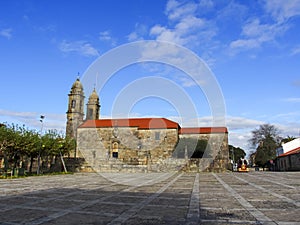 Church of San Benito from the 15th to the 17th century. Cambados, Galicia, Spain. photo