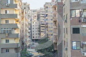 Building density in Cairo, Egypt
