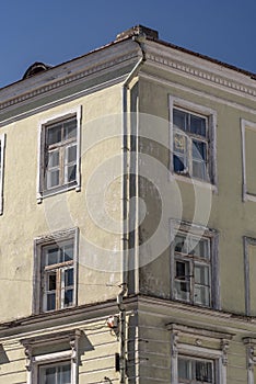 Building detail in Tallinn Market square Tallinn Estonia