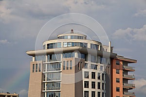 The building in Durres, Albania