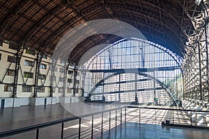 Building of Estacion Mapocho, former train station, refitted as a cultural centre. Santiago de Chil photo