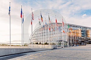 building of the European Investment Bank in Luxembourg. The concept of political and economic institutions of the European