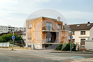 Building exterior with crosswalk in France