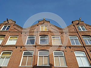 Building facade, Amsterdam, Holland